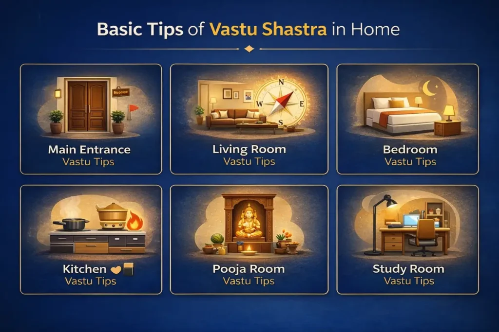Tips of Vastu Shastra in The Home